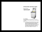 SEMSHRED 1201ccaf Operating Instructions Manual