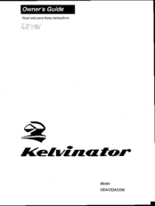 Kelvinator DGA500K Owner's Manual