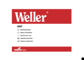 Weller WMP Operating Instructions Manual