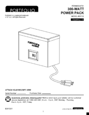 Portfolio 00742 Manuals | ManualsLib