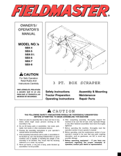 Fieldmaster SBX-4 Owner's/Operator's Manual