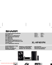 Sharp XL-HF401PH Operation Manual