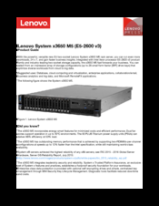 Lenovo E5-2600 Product Manual