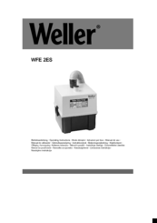 Weller WFE 2ES Operating Instructions Manual