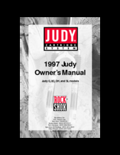 rock shox judy j3 manual