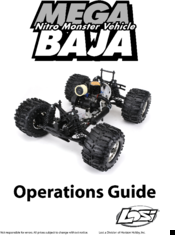 Team Losi Mega Baja Operation Manual