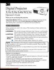 3M X31i Operator's Manual