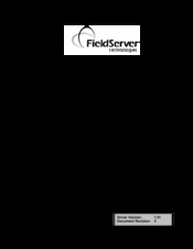 FieldServer FS-8700-74 Driver Manual