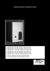 Zip Hydroboil Plu series Installation Instructions And Operating Manual