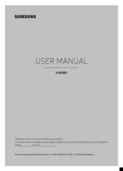Samsung 6 SERIES User Manual