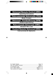 Remotec BW0372 Operating Instructions Manual