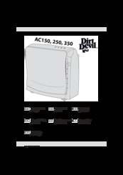 Dirt Devil AC150 Operating Manual