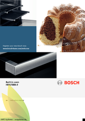 Bosch HBG78B9.0 Instruction Manual