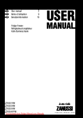 Zanussi ZRB336W User Manual
