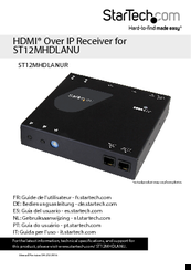 StarTech.com ST12MHDLANUR Instruction Manual
