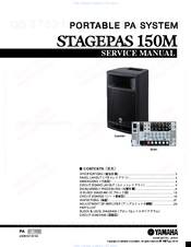 Yamaha STAGEPAS 150M Servise Manual