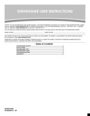 Whirlpool UDT555SAF User Instructions