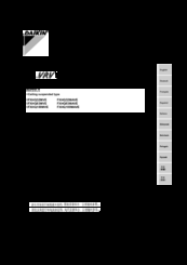 Daikin FXHQ32MVE Installation Manual