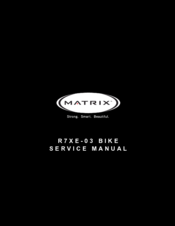 Matrix R7XE-03 Bike Service Manual