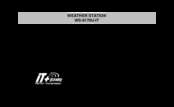 Lacrosse WS-9170U-IT Instruction Manual