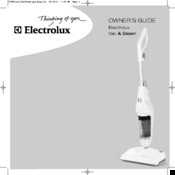 Electrolux Vac & Steam Owner's Manual
