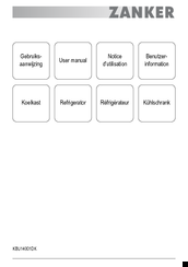 ZANKER KBU14001DK User Manual