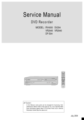 cineVision RV4000 Service Manual