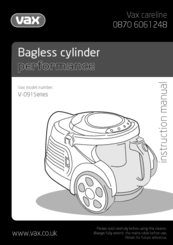 Vax V-091Series Instruction Manual