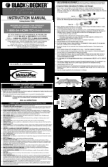 Black & Decker VP600 Instruction Manual