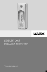 Kaba Simplex Installation Insrtuctions