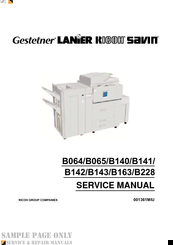 Ricoh B228 Service Manual