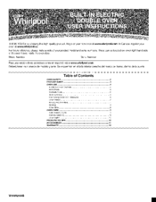 Whirlpool W10692590B User Instructions