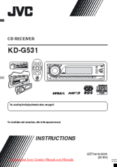 JVC KD-G531 Instructions Manual