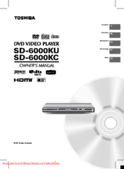 Toshiba SD-6000KU Owner's Manual