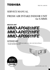 Toshiba MMD-AP0481HFE Service Manual