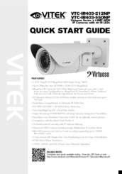 Vitek VTC-IR403-212NP Quick Start Manual