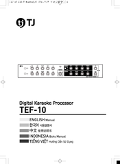 TJ TEF-10 User Manual