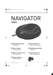 Dirt Devil M608 Navigator Operating Manual