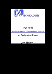 CP TECHNOLOGIES FVT-4000 User Manual