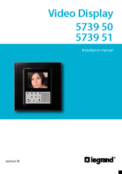 LEGRAND 5739 51 Installation Manual