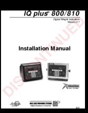 Evolution IQ plus 800 Installation Manual