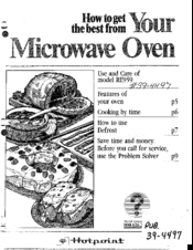 Hotpoint RE959 How To Get The Best