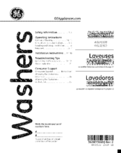 GEAppliances WSLS1500 Owner's Manual & Installation Instructions