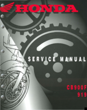 Honda CB900F Hornet Service Manual