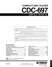 Yamaha CDC-697 Service Manual