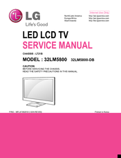 LG 32LS3500-SA Service Manual