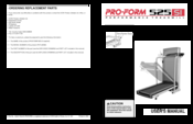 Pro-Form PETL32062 User Manual