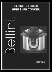 Bellini pressure 2025 cooker manual