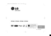 LG DVX490 Operating Instructions Manual