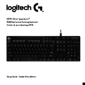 Logitech G810 Orion Spectrum Setup Manual